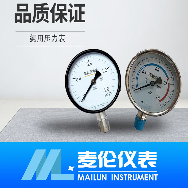 <b>氨用壓力表</b>